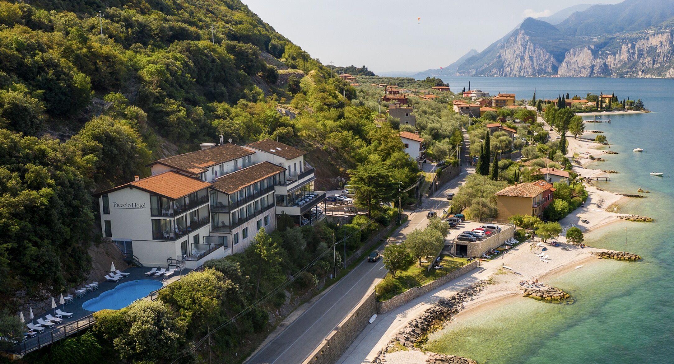 Above the lake -